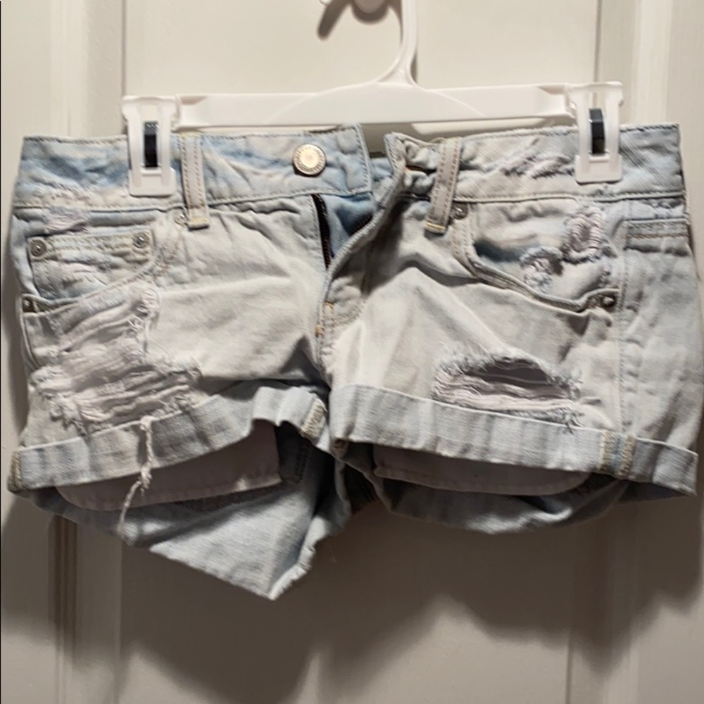 Light blue shorts